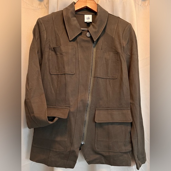 CAbi Women's Olive Blazer NWOT - Picture 10 of 10